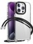 iPhone 13 Pro Için Şeffaf Kılıf Pc+Tpu Hibrit Telefon Kılıfı - Kordonlu-Şeffaf (Yurt Dışından) 1