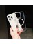 iPhone 13 Pro Için Manyetik Kılıf Düşme Önleyici Tpu+Pc Şeffaf Telefon Kapağı-Bej (Yurt Dışından) 3