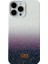 iPhone 13 Pro Için Anti-Damla Kapak Pc+Tpu Işıltılı Pudra Degrade Renkli Telefon Kılıfı-Siyah (Yurt Dışından) 1