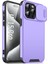 iPhone 15 Pro Kılıf Darbeye Dayanıklı Pc+Tpu Kapaklı, Kaydırmalı Kamera Korumalı-Mor (Yurt Dışından) 1