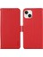 iPhone 15 Plus Için Deri Kılıf Rfıd Engelleme Cüzdan Litchi Texture Telefon Kapağı-Kırmızı (Yurt Dışından) 1