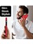 iPhone 13 Mini Kılıf Için Çizilmeye Dayanıklı Pu+Tpu Kart Tutuculu Telefon Kabuğu-Kırmızı (Yurt Dışından) 5