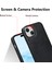 iPhone 13 Mini Kılıf Için Çizilmeye Dayanıklı Pu+Tpu Kart Tutuculu Telefon Kabuğu-Siyah (Yurt Dışından) 2