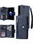 iPhone 7/8 Için Kılıf Pu Deri Standlı Telefon Kapağı Perçin Dekorlu-Mavi (Yurt Dışından) 1