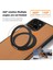 iPhone 15 Plus Kılıf Için Darbeye Dayanıklı Deri+Pc+Tpu Manyetik Telefon Kılıfı ve Kickstand-Kahverengi (Yurt Dışından) 3