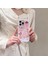 iPhone 14 Pro Için Dalgalı Kenar Kılıfı Illüstrasyon Su Transfer Baskı Çıkarılabilir 2'si 1 Arada Tpu Telefon Kapağı-Pembe (Yurt Dışından) 5