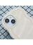iPhone 14 Için Kılıf Kaymaz Tutuş Dalga Kıvırcık Çerçeve Şekli Tpu+Pc Telefon Kapağı-Beyaz (Yurt Dışından) 5