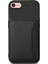 iPhone 7/8 Kılıf Pu Deri Kart Yuvaları Kickstand Koruyucu Kapak-Siyah (Yurt Dışından) 1