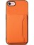 iPhone 7/8 Kılıf Pu Deri Kart Yuvaları Kickstand Koruyucu Kapak-Turuncu (Yurt Dışından) 1