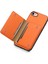 iPhone 7/8 Kılıf Pu Deri Kart Yuvaları Kickstand Koruyucu Kapak-Turuncu (Yurt Dışından) 4