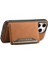 iPhone 15 Pro Kılıfları Için Deri+Tpu+Pc Telefon Kılıfı Magsafe-Brown ile Uyumlu (Yurt Dışından) 3