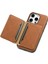 iPhone 15 Pro Kılıfları Için Deri+Tpu+Pc Telefon Kılıfı Magsafe-Brown ile Uyumlu (Yurt Dışından) 4