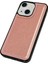 iPhone 13 Için Arka Kılıf Darbeye Dayanıklı Pu Deri Kaplamalı Tpu Buzağı Dokulu Telefon Kapağı-Gül Altın (Yurt Dışından) 4
