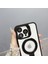 iPhone 13 Pro Için Manyetik Telefon Kılıfı Akrilik+Tpu 2 Destekli Kapak-Siyah (Yurt Dışından) 3