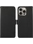 iPhone 15 Pro Için Rfıd Engelleme Kılıfı Litchi Dokulu Deri Cüzdan Telefon Kılıfı-Siyah (Yurt Dışından) 1