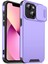 iPhone 13 Mini Için 5.4 Inç Cep Telefonu Kılıfı Pc+Tpu Kabuk, Slaytlı Kamera Kapağı-Mor (Yurt Dışından) 1