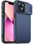 iPhone 13 Mini Için 5.4 Inç Cep Telefonu Kılıfı Pc+Tpu Kabuk, Kaydırmalı Kamera Kapağı-Mavi (Yurt Dışından) 1