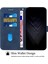 iPhone 13 Mini Kılıf Için Pu Deri Cüzdan Telefon Kabuğu 7 Şekilli Baskılı Çizilmez-Mavi (Yurt Dışından) 2