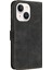 iPhone 13 Mini Kılıf Için Pu Deri Cüzdan Telefon Kabuğu 7 Şekilli Baskılı Çizilmez-Siyah (Yurt Dışından) 5