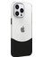 iPhone 13 Pro Kılıf Darbeye Dayanıklı Pc Iki Renkli Ekleme Telefon Kapağı-Siyah (Yurt Dışından) 1