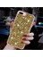iPhone 6 Plus Için 5.5 Inç Işıltılı Toz Dekor Telefon Kapağı Epoksi Tpu Telefon Kılıfı-Altın (Yurt Dışından) 4