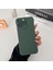 iPhone 13 Pro Için 6.1 Inç Kılıf Oluklu Tasarım Çerçevesiz Ka Kaplamalı Cilt-Dokunmatik Pc Telefon Kapağı-Koyu Yeşil (Yurt Dışından) 1