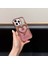 iPhone 12 Pro Max Için 6.7 Inç Tpu Kılıf Elektroliz Kaplama Şeffaf Telefon Kickstand Kapağı, Parıltılı Kağıt-Pembe (Yurt Dışından) 4