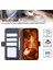iPhone 12 Için 6.1 Inç/12 Pro 6.1 Inç Telefon Koruyucu Kabuk Rfıd Engelleme Deri Stand Litchi Doku-Mavi (Yurt Dışından) 4