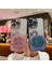 iPhone 13 Pro Için Kılıf Tpu Telefon Kapağı Cam Lensli Film Yapay Elmas Quicksand Dekor-Mor (Yurt Dışından) 4