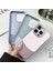 iPhone 12/12 Pro Kılıf Deri Kaplamalı Pc Telefon Koruyucu Kapak Nappa Doku-Mavi (Yurt Dışından) 4