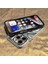 iPhone 15 Pro Max Kılıf Dalgalı Doku Akrilik+Tpu Lens Filmli Telefon Kılıfı-Gümüş (Yurt Dışından) 5