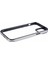 iPhone 13 Için 6.1 Inç/14 Cep Telefonu Kılıfı Galvanik Çerçeve Tpu+Pc Anti-Damla Kapak-Gümüş (Yurt Dışından) 3