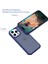 iPhone 15 Pro Max Ince Kılıf Skin-Touch Tpu+Pc Mat Telefon Kılıfı-Koyu Mavi (Yurt Dışından) 2