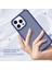 iPhone 15 Pro Max Ince Kılıf Skin-Touch Tpu+Pc Mat Telefon Kılıfı-Koyu Mavi (Yurt Dışından) 4