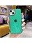 iPhone 13 Kılıf Pc+Tpu Telefon Koruyucu Kapak Darbeye Dayanıklı Hava Yastığı Şeffaf Telefon Kabuğu-Yeşil (Yurt Dışından) 1