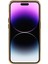 iPhone 14 Pro Max Telefon Kılıfı Için Rhinestones Dekor Tpu Çizilmez Kapak-Altın (Yurt Dışından) 5