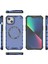 iPhone 13 Için Magsafe Tpu+Pc Honeycomb Telefon Kılıfı-Mavi ile Uyumlu Kılıf (Yurt Dışından) 5
