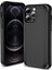 iPhone 12 Pro Max Flip Kickstand Tpu+Pc Kılıf Kart Tutucu Telefon Kapağı-Siyah (Yurt Dışından) 1