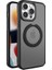 iPhone 13 Pro Kılıf Magsafe Pc+Tpu Halkalı Kickstand Telefon Kılıfı-Siyah ile Uyumlu (Yurt Dışından) 1