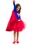 Supergirl Kostümü Uzun Kollu 1