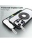 iPhone 15 Pro Max Kılıf Magsafe Halkalı Kickstand ile Uyumlu Şeffaf Tpu+Pc Telefon Kapağı-Siyah (Yurt Dışından) 4