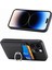 C1-8 iPhone 13 Pro Kılıf Pu Deri+Pc+Tpu Parmak Yüzük Tutuculu Telefon Kılıfı-Siyah (Yurt Dışından) 3
