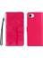 iPhone SE(2024)CÜZDAN Kılıf Ağaç Desenli Deri Telefon Kılıfı-Gül (Yurt Dışından) 2