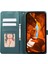 R20 iPhone 14 Pro Kılıf Için Pu Deri Ekleme Eşkenar Dörtgen Kart Yuvaları Telefon Kapağı-Yeşil (Yurt Dışından) 2