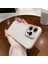 iPhone 14 Pro Max Kılıf Pc+Tpu Metal Lens Çerçeveli Telefon Kılıfı-Pembe (Yurt Dışından) 5