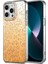 iPhone 13 Pro Kılıf Imd Sparkle Eşkenar Dörtgen Desenli Tpu+Pc Telefon Kapağı-Altın (Yurt Dışından) 1