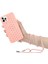 iPhone 15 Pro Max Için Kılıf Yumuşak Tpu Kickstand Telefon Kılıfı Kordon Askılı-Pembe (Yurt Dışından) 3