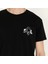 Slimfit Sql Baskılı Siyah Erkek T-Shirt 3