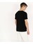 Slimfit Sql Baskılı Siyah Erkek T-Shirt 4