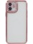 iPhone 12 Için Kılıf Bling Rhinestones Dekor Tpu Şeffaf Arka Kapak-Gül Altın (Yurt Dışından) 1